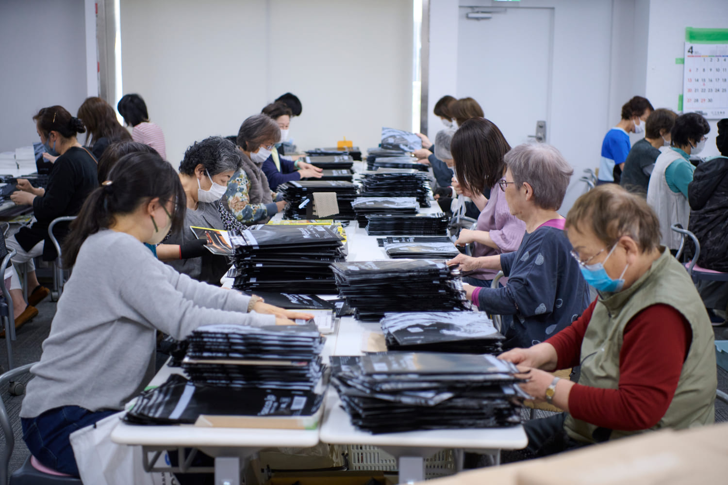 毎日100名近くが参加
