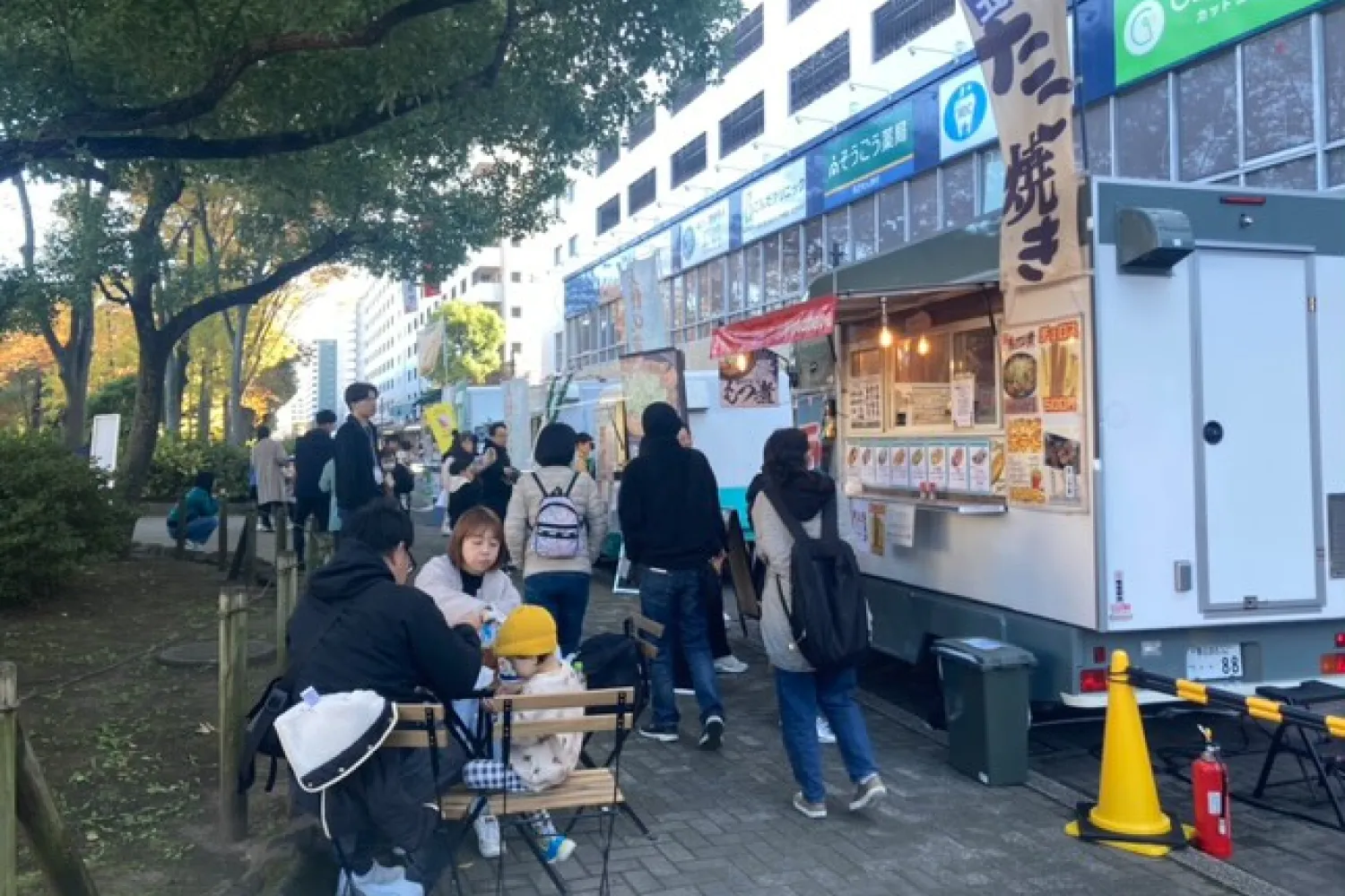 高島平ポットラックの様子
