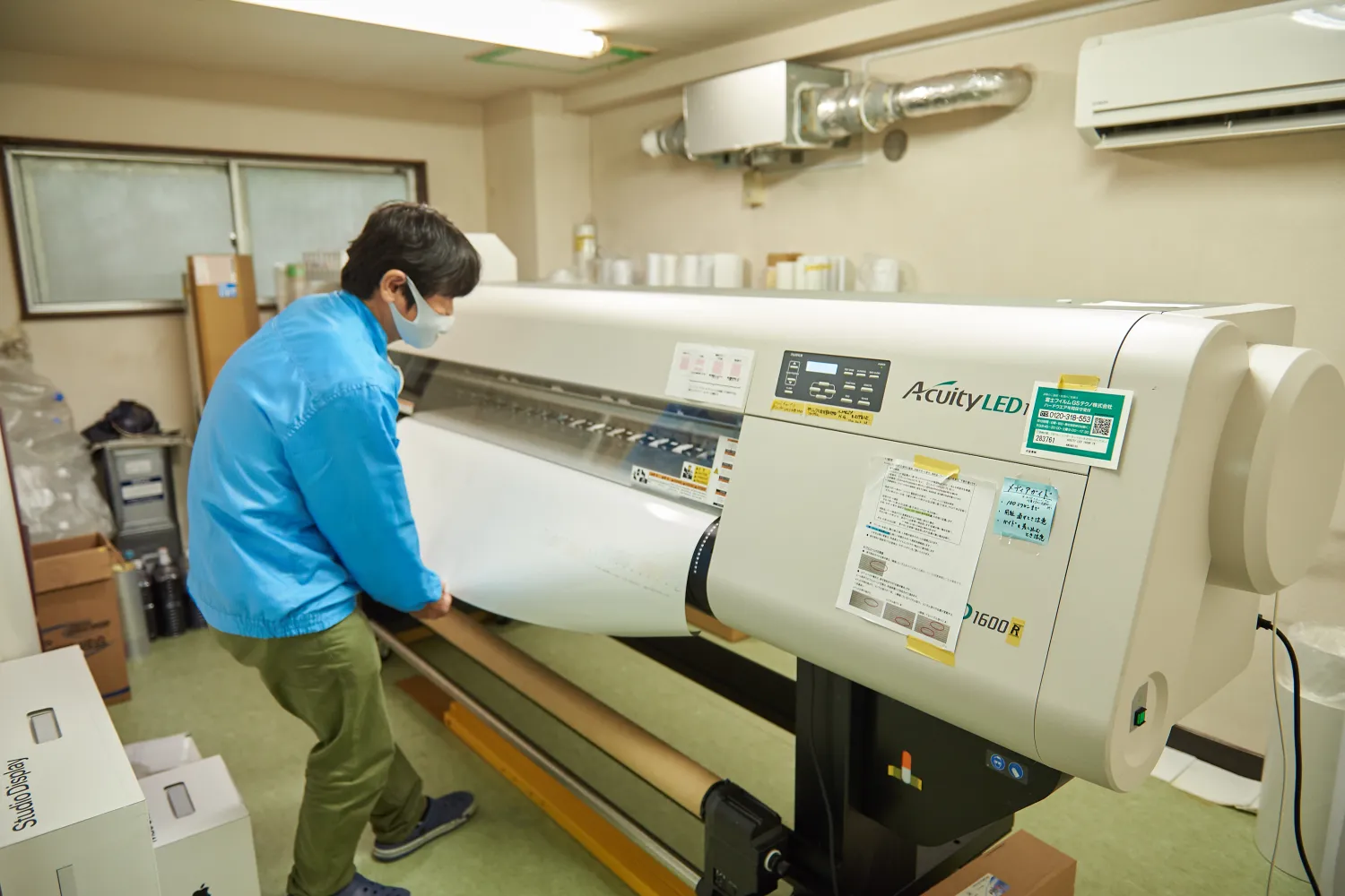 環境にやさしいUVインクを用いたプリンター