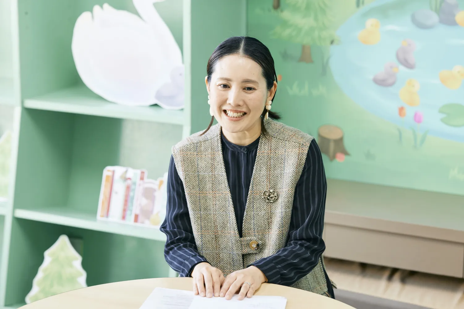 この場所を新しいつながりが生まれる場所にしてほしいと語る杉山先生