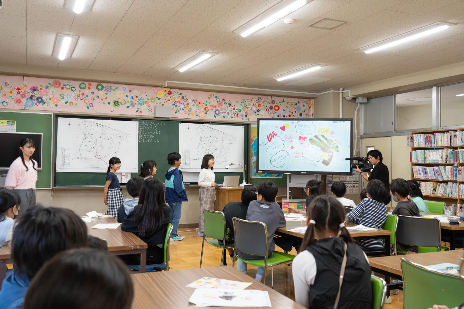 「推しの木」授業の様子